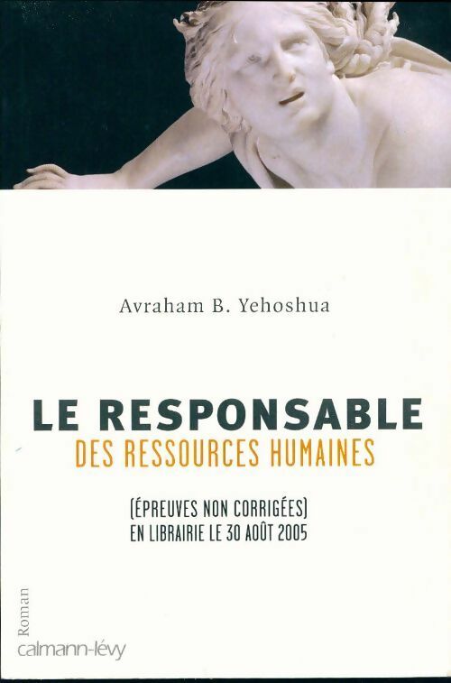 Livrenpoche : Le responsable des ressources humaines - Avraham B. Yehoshua - Livre