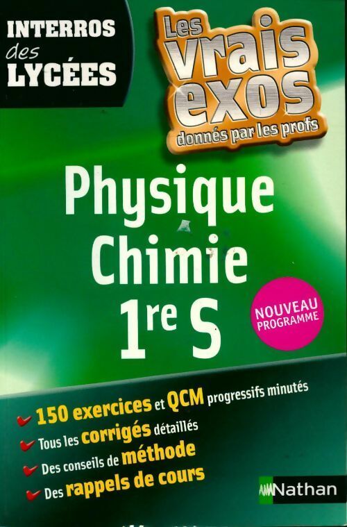 Livrenpoche : Physique chimie 1ère S - Eric Maurette - Livre