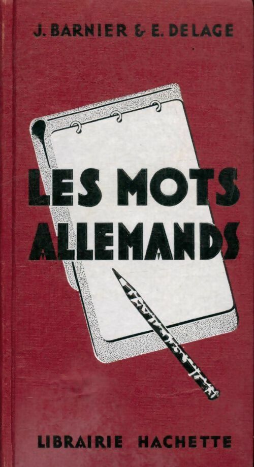 Livrenpoche : Les mots allemands - J. Barnier - Livre