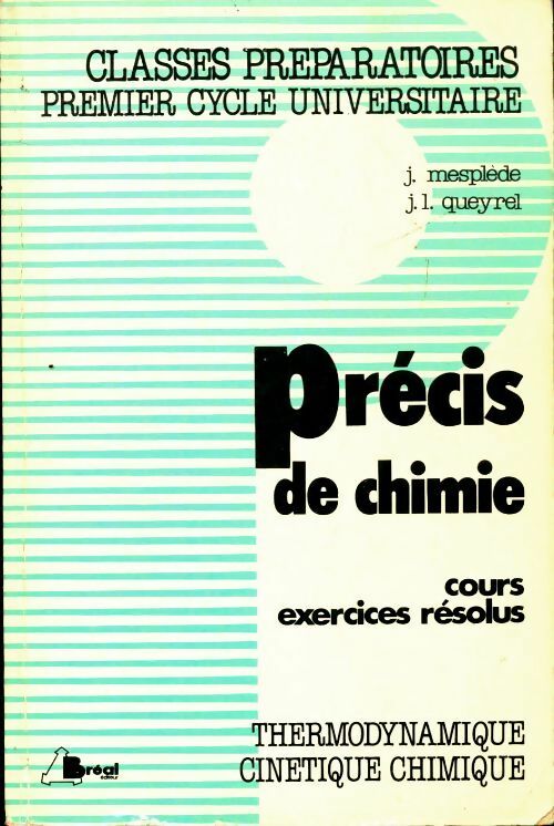 Livrenpoche : Précis de chimie - Jacques Mesplède - Livre