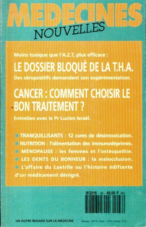 Livrenpoche : Médecines nouvelles n°66 - Collectif - Livre