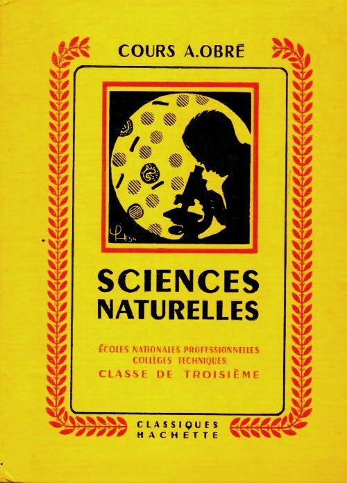 Sciences naturelles 3e - Jean Paniel -  Cours A. Obré - Livre