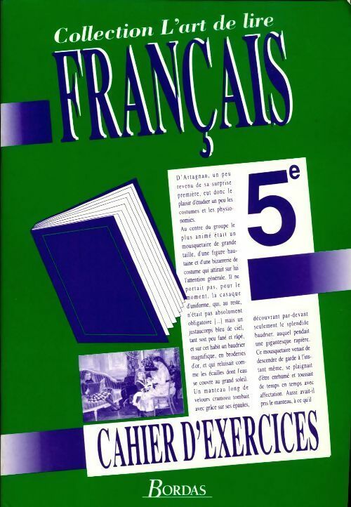 Livrenpoche : Français 5e. Cahier d'exercices 1991 - Collectif - Livre