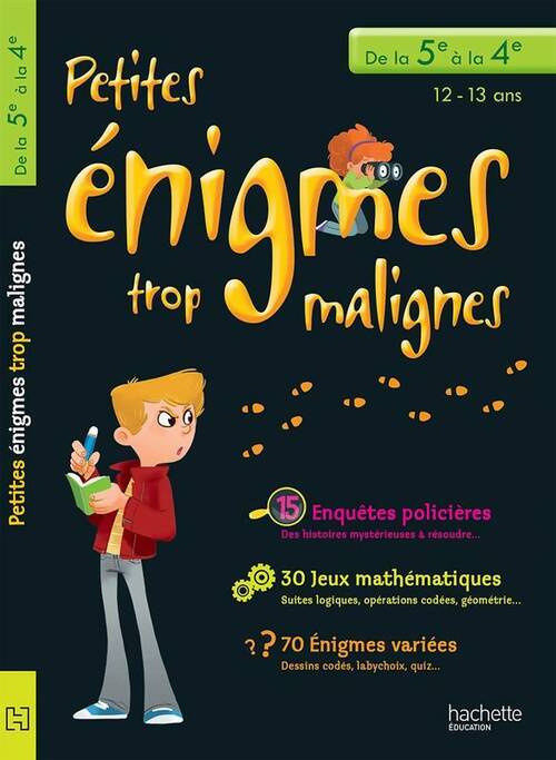 Livrenpoche : Petites énigmes trop malignes de la 5e à la 4e - Collectif - Livre