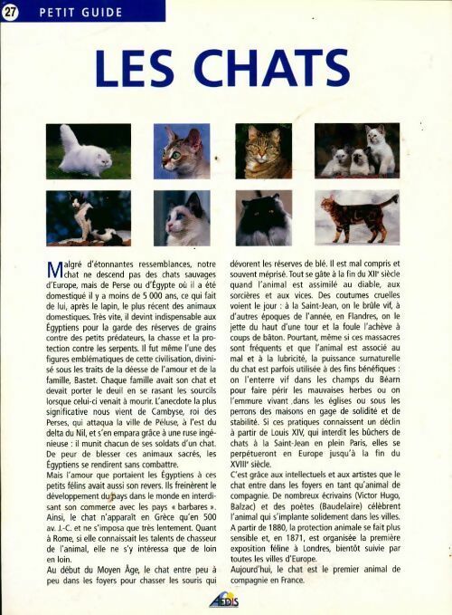 Livrenpoche : Les chats - Collectif - Livre