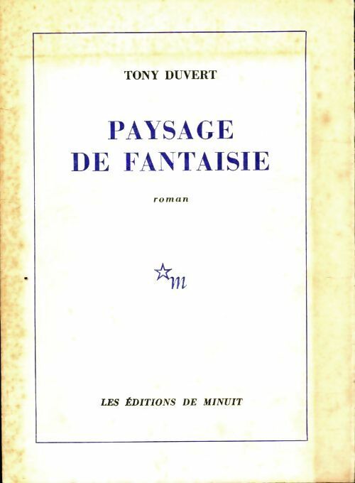 Paysage de fantaisie - Tony Duvert -  Minuit Poche divers - Livre