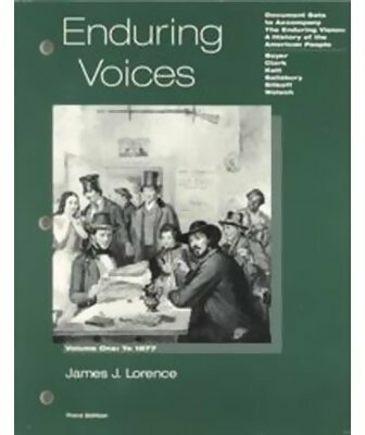 Livrenpoche : Enduring voices. Document sets to accompany the enduring vision - James L. Lorence - Livre