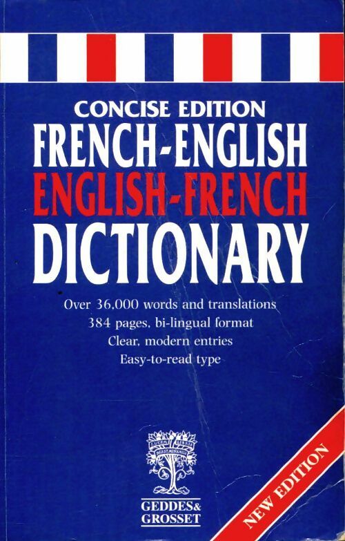 French-english / english-french dictionary - Collectif -  Geddes & Grosset - Livre