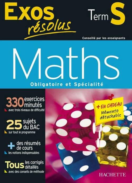 Maths obligatoire et spécialité Terminale S - Claudine Renard -  Exos résolus - Livre