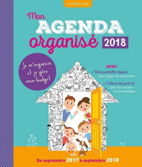 Livrenpoche : Mon agenda organisé 2018 - Inconnu - Livre