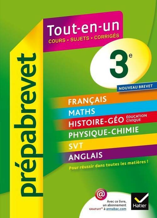 Livrenpoche : Prépabrevet tout-en-un 3e - Marjorie Champetier - Livre