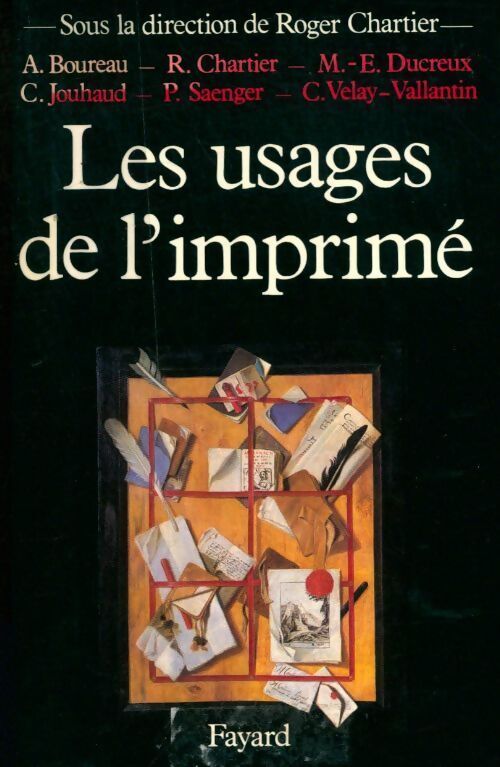 Livrenpoche : Les usages de l'imprimé - Roger Chartier - Livre