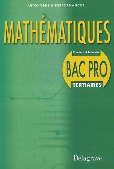 Livrenpoche : Mathématiques bac pro secteur tertiaire - Pierre Salette - Livre