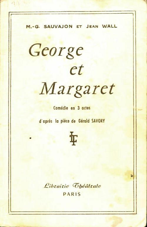 Livrenpoche : George & Margaret - Marc-Gilbert Sauvajon - Livre