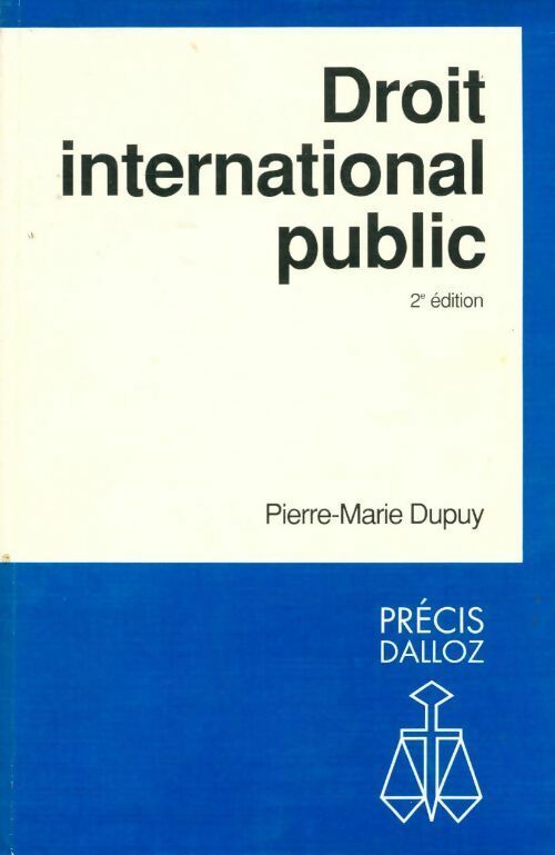Livrenpoche : Droit international public - Pierre-Marie Dupuy - Livre