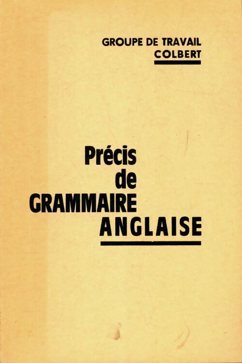 Livrenpoche : Précis de grammaire anglaise - Collectif - Livre