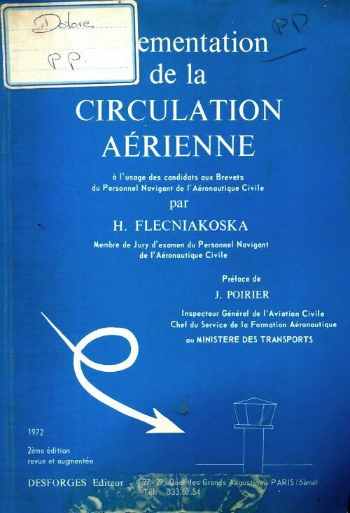 Livrenpoche : Réglementation de la circulation aérienne - H Flecniakoska - Livre