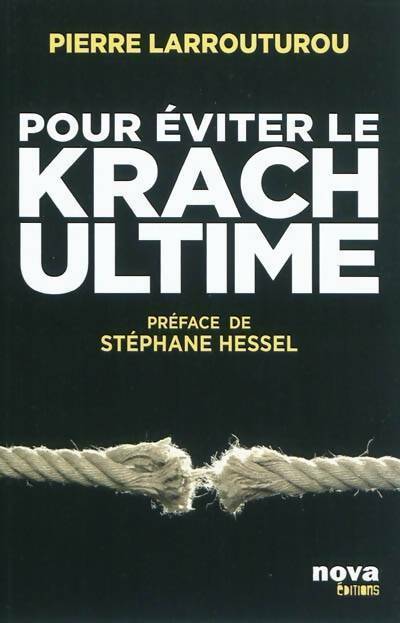 Livrenpoche : Pour eviter le krach ultime - pierre larrouturou - Pierre Larrouturou - Livre