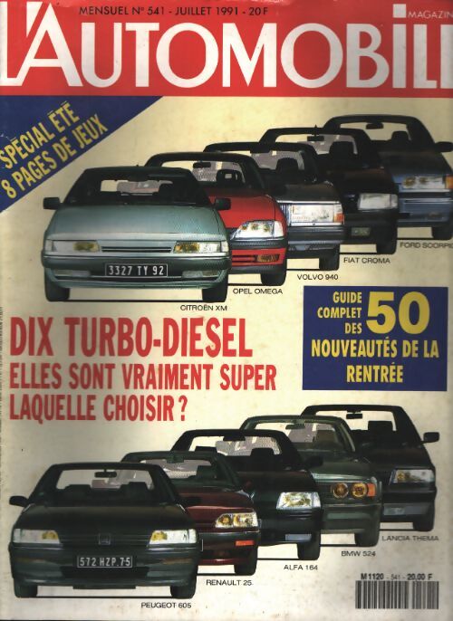 L'automobile magazine n°541 : Dix turbo-diesel - Collectif - Livre