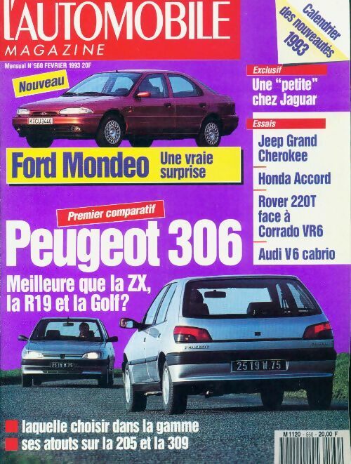 Livrenpoche : L'automobile magazine n°560 : Peugeot 306 - Collectif - Livre