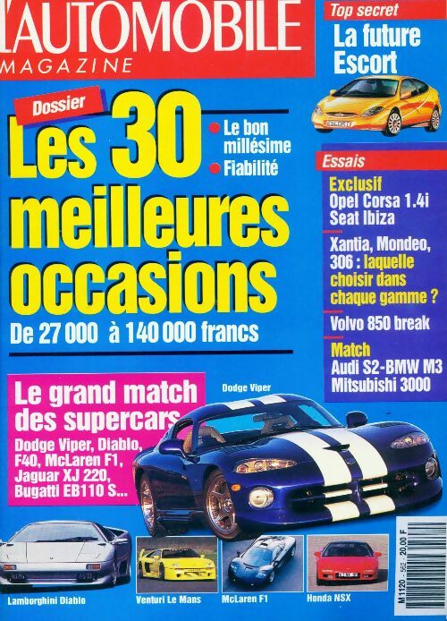 Livrenpoche : L'automobile magazine n°562 : Les 30 meilleures occasions - Collectif - Livre