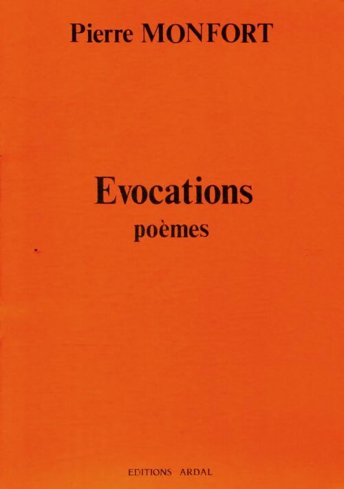 Livrenpoche : Évocations - Pierre Montfort - Livre
