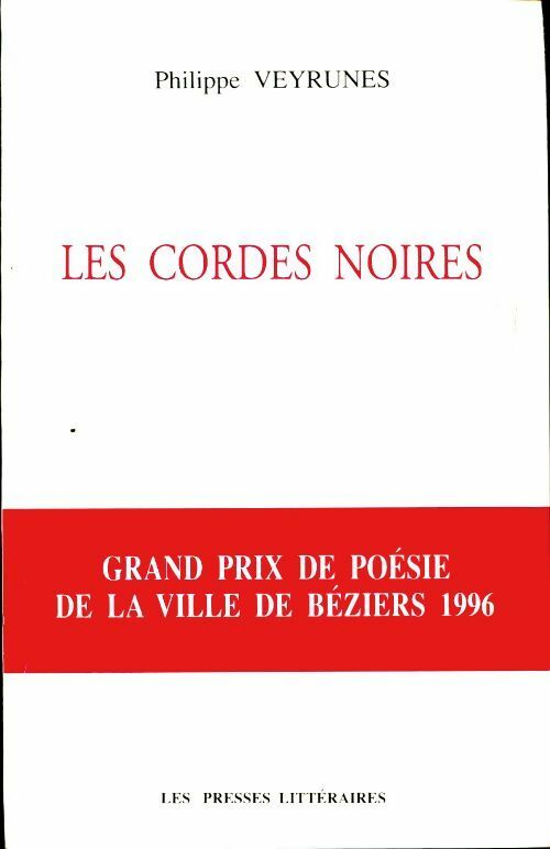 Livrenpoche : Les cordes noires - Philippe Veyrunes - Livre