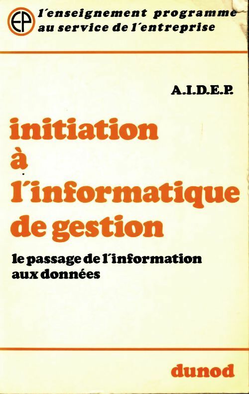 Livrenpoche : Initiation à l'informatique de gestion - Collectif - Livre