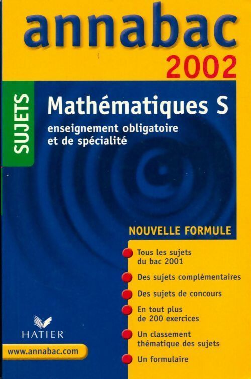 Livrenpoche : Mathématiques s. : Sujets 2002 - Richard Bréhéret - Livre