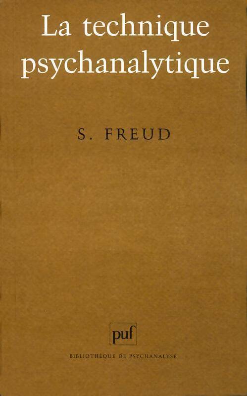 Livrenpoche : La technique psychanalytique - Sigmund Freud - Livre