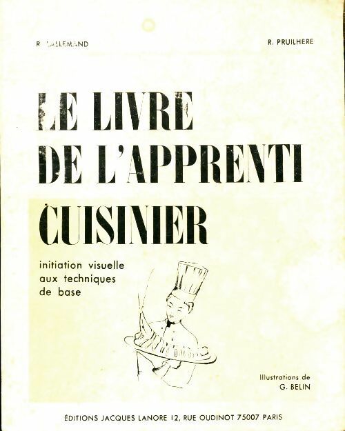 Livrenpoche : Le livre de l'apprenti cuisinier - Roger Lallemand, Lallemand - Livre