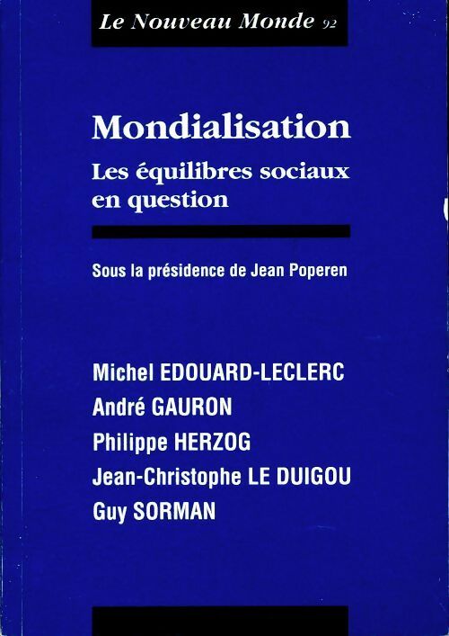 Livrenpoche : Le nouveau monde n°92 - Collectif - Livre