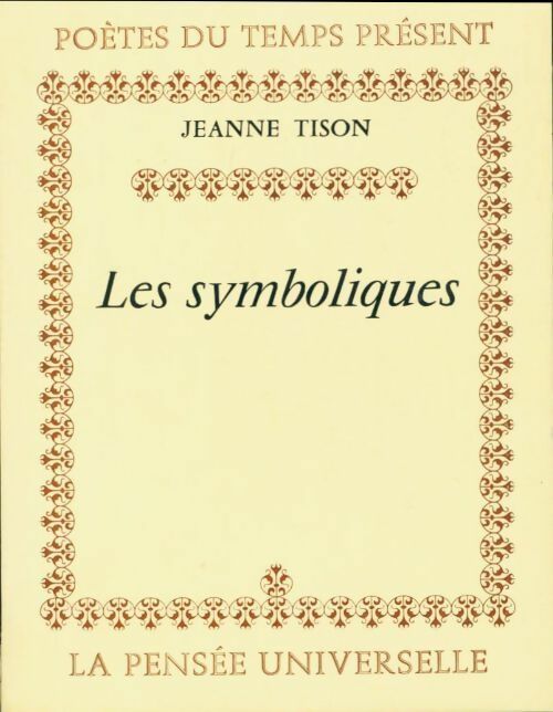 Livrenpoche : Les symboliques - Jeanne Tison - Livre