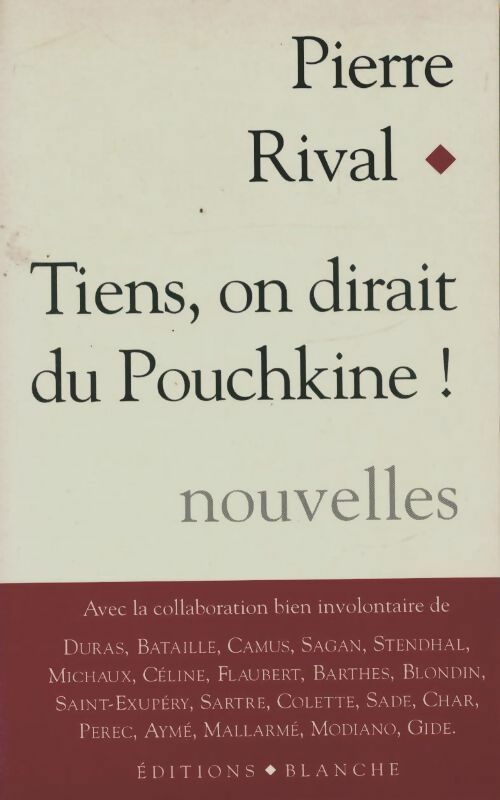 Livrenpoche : Tiens on dirait du pouchkine - Pierre Rival - Livre