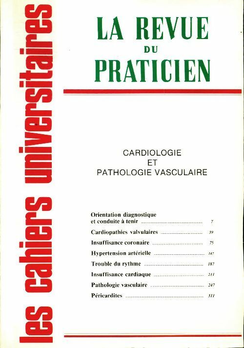 Livrenpoche : Cardiologie et pathologie vasculaire - Alain Castaigne - Livre