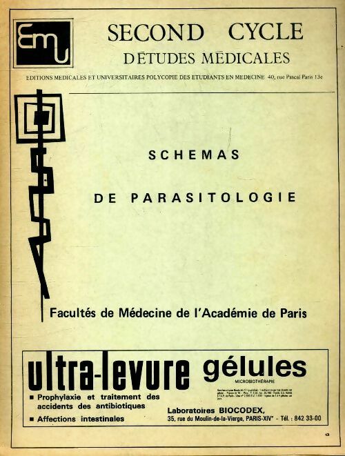 Livrenpoche : Schémas de parasitologie - Collectif - Livre