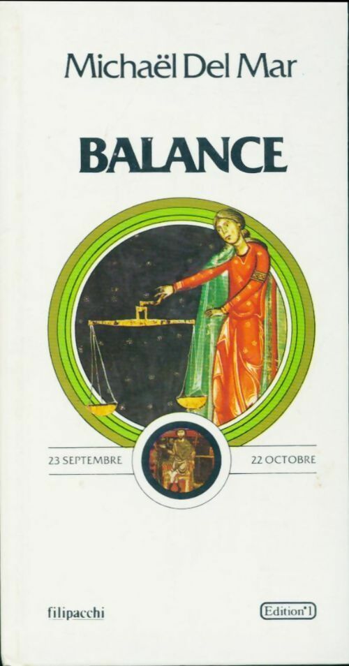 Livrenpoche : Balance - 22 septembre / 22 octobre - Michaël Del Mar - Livre