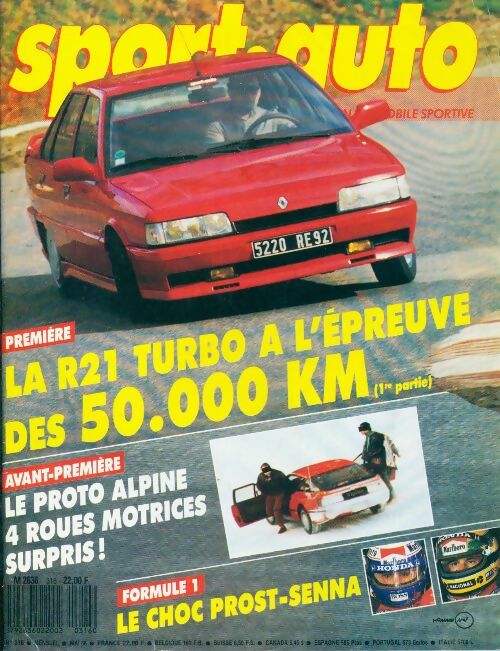 Livrenpoche : Sport-auto n°316 : La R21 turbo - Collectif - Livre