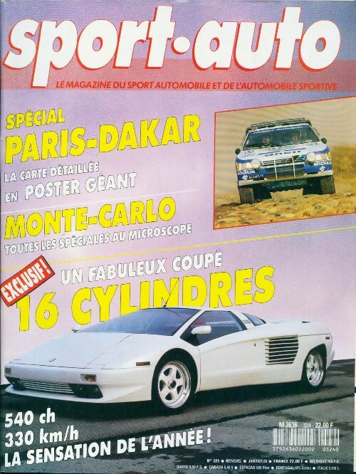 Sport-auto n°324 : Spécial Paris-Dakar - Collectif -  Sport-auto - Livre