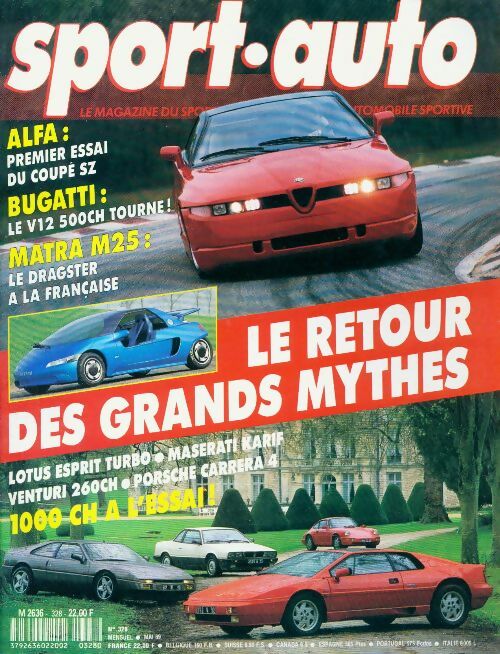 Livrenpoche : Sport-auto n°328 : Le retour des grands mythes - Collectif - Livre