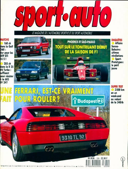 Livrenpoche : Sport-auto n°339 :  - Collectif - Livre