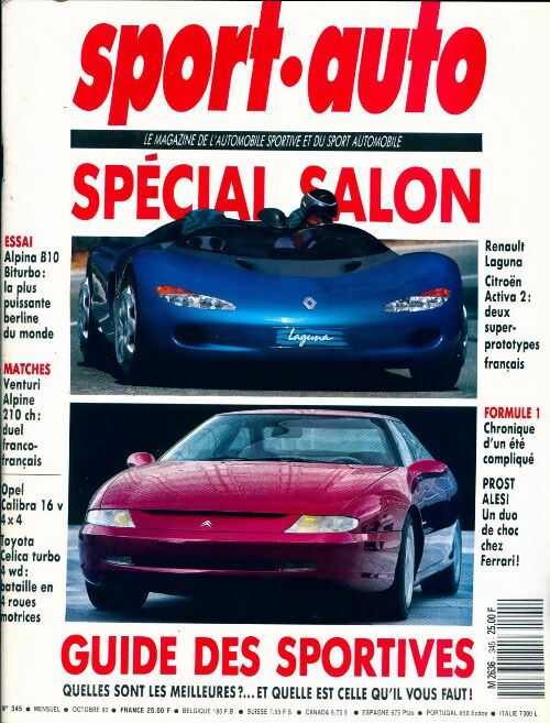 Sport-auto n°345 : Spécial salon - Collectif -  Sport-auto - Livre