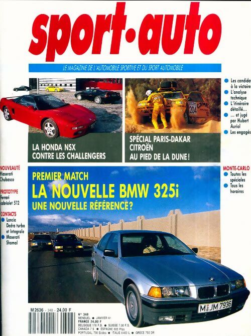 Livrenpoche : Sport-auto n°348 : La nouvelle BMW 325i - Collectif - Livre