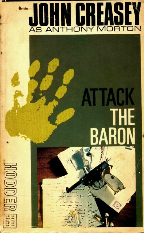 Attack the baron - John Creasey -  Hodder & Stoughton - Livre
