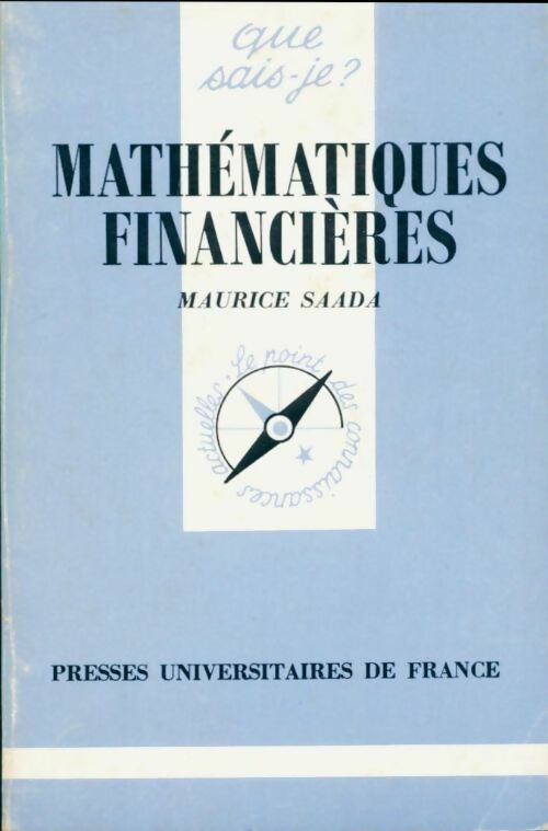 Livrenpoche : Mathématiques financières - Maurice Saada - Livre
