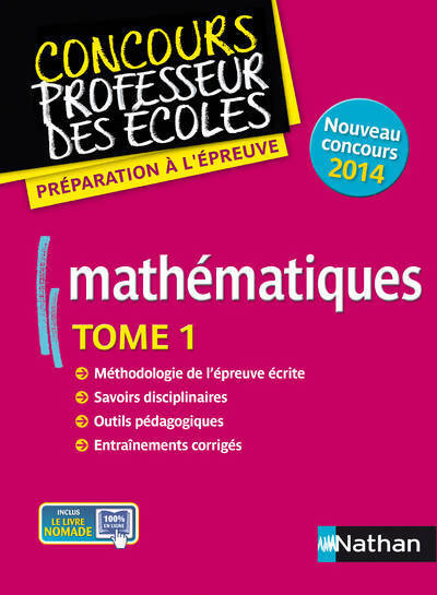 Livrenpoche : Mathématiques Tome I CRPE 2014 - Daniel Motteau - Livre