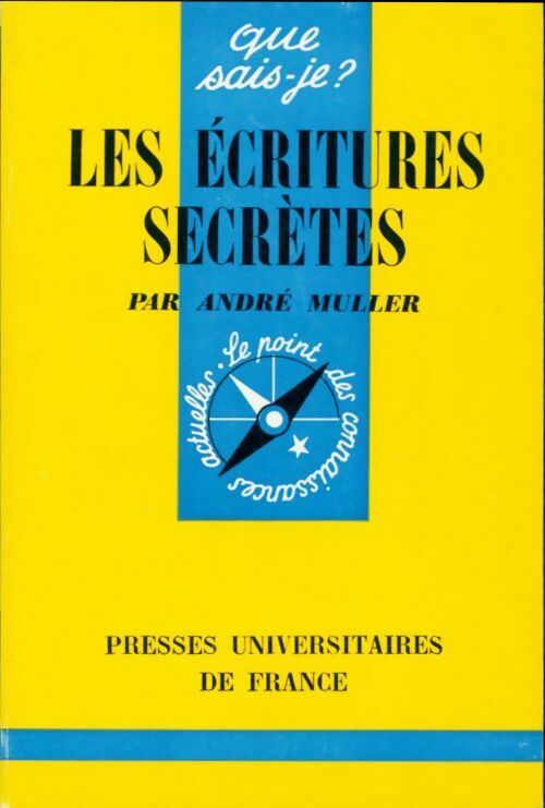 Livrenpoche : Les écritures secrètes - André Muller - Livre