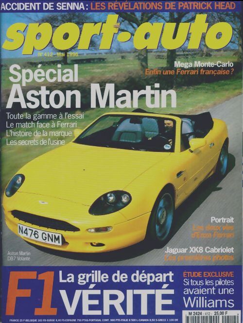 Livrenpoche : Sport-auto n°412 : Spécial Aston Martin - Collectif - Livre