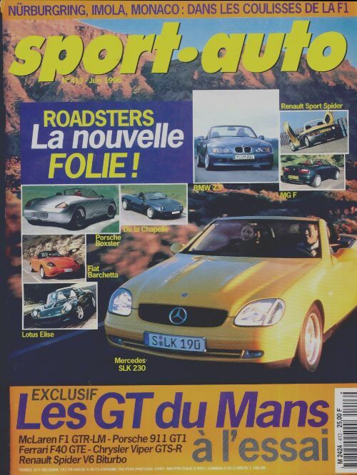 Livrenpoche : Sport-auto n°413 : Roadsters, la nouvelle folie ! - Collectif - Livre