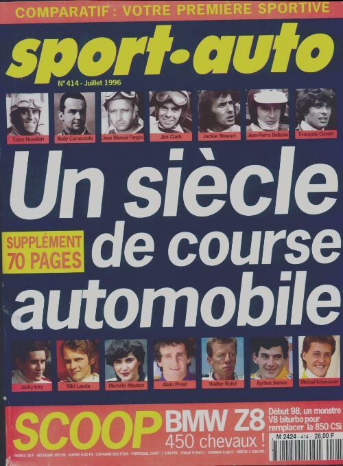 Livrenpoche : Sport-auto n°414 : Un siècle de course automobile - Collectif - Livre